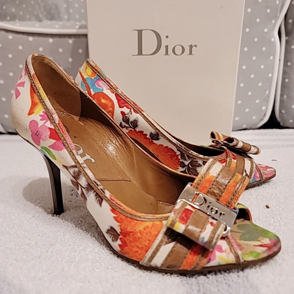 Authentic Pumps Vintage Heels 35.5 size 5 1/2 - Picture 4 of 8